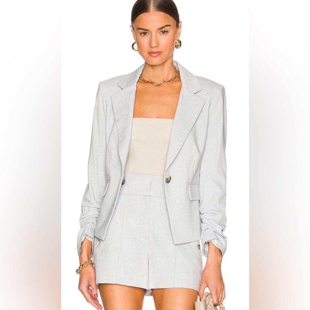 Aaliyah Heathered Vapor Dickey Jacket size 2